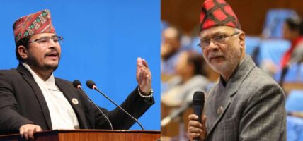 रघुजी पन्तले राप्रपाका सांसद ज्ञानेन्द्र शाहीलाइ भने बहस गर्न इतिहास पढेर आउनु जुम्लामा हा हु गरे जस्तो होइन