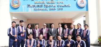 सेपाकताक्रो विश्व च्याम्पियनसिपमा सहभागी हुने खेलाडीको बिदाई