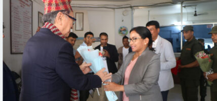 भरतपुरमा जापानको योकोसुका सिटीका प्रमुखसहितको टोली