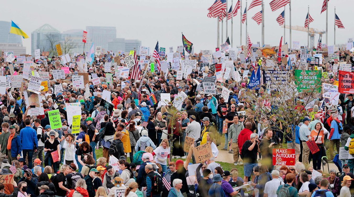 Policy Protest More than 1,200 protests against Trump-Musk policies have taken place ...