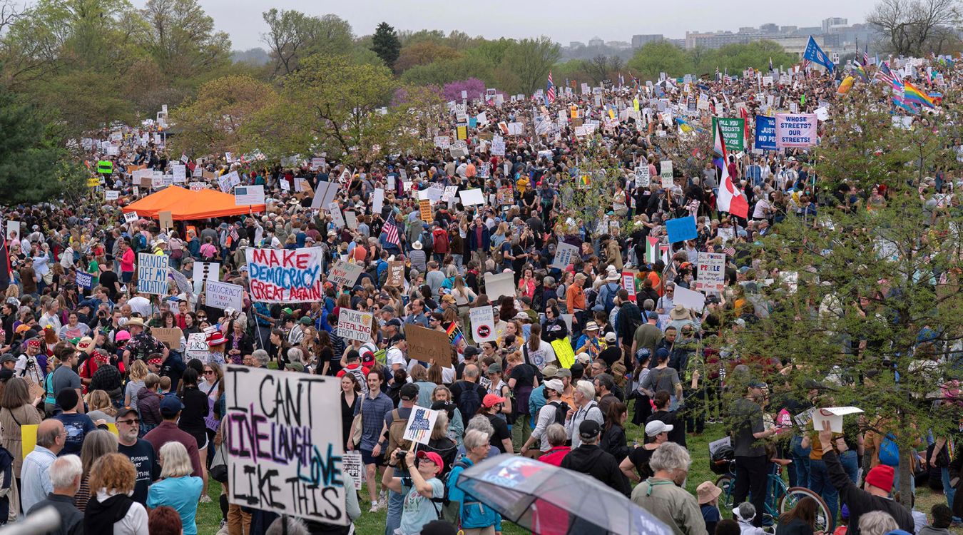 Policy Protest More than 1,200 protests against Trump-Musk policies have taken place ...