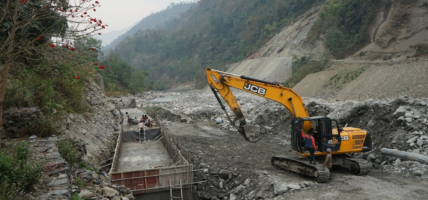 म्याग्दी र कालीगण्डकी नदीको कटान रोक्न ग्याबियन पर्खाल निर्माण