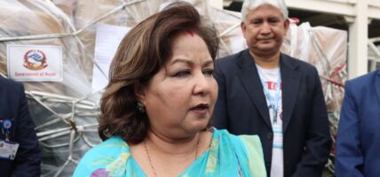 नेपालले करिब २७ टन राहत सामग्री म्यानमारलाई सहयोग गर्दै