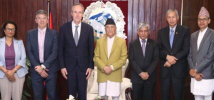प्रधानमन्त्रीसँग विश्व बैंकका दक्षिण एसिया उपाध्यक्षको शिष्टाचार भेट