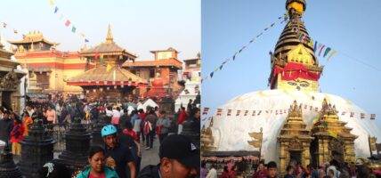 Buddhists flock to Swayambhunath area, Buddha’s relics kept for darshan