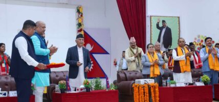 प्रधानमन्त्रीद्वारा मधेस प्रदेशका ६४ सडकको एकसाथ शिलान्यास