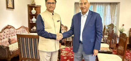 कांग्रेस सभापति देउवा र भारतीय विदेश सचिव मिश्रीबीच भेटवार्ता