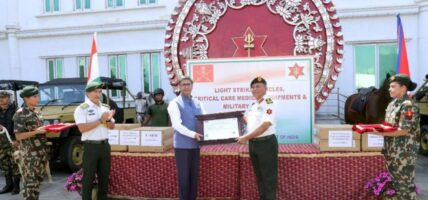 भारतद्वारा नेपाली सेनालाई सहयोग