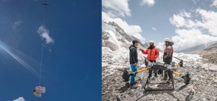 सगरमाथाको फोहर सङ्कलनमा ड्रोनको प्रयोग
