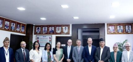 अर्थमन्त्री पौडेल र विश्व बैंक क्षेत्रीय उपाध्यक्ष जुटबीच शिष्टाचार भेट
