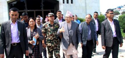 सभामुख र उपसभामुखद्वारा संसद् भवन निरीक्षण