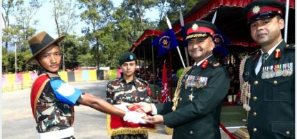 दुइ हजार चार सय ५१ सैन्य दीक्षित