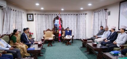 सभामुख घिमिरे र राजनीतिक दलका प्रतिनिधिबीच छलफल