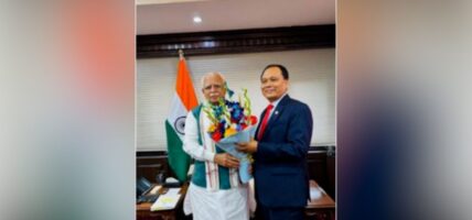 ऊर्जामन्त्री घिसिङ र भारतका विद्युत्मन्त्री खट्ठरबीच भेटवार्ता