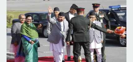 राष्ट्रपति कतारतर्फ प्रस्थान