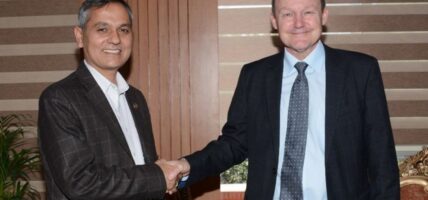 गृहमन्त्री र बेलायती राजदूतबिच भेटवार्ता