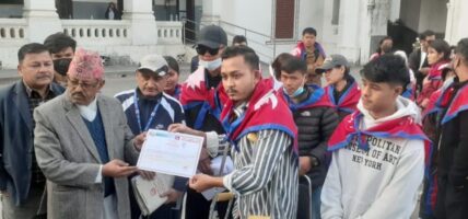 राष्ट्रिय परिवर्तन पार्टीले पायो दल दर्ताको प्रमाणपत्र