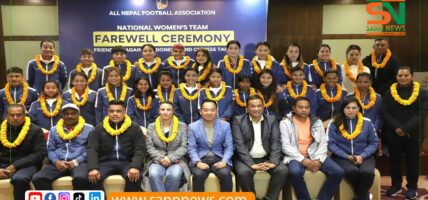 नेपाली महिला राष्ट्रिय फुटबल टोली इन्डोनेसिया प्रस्थान