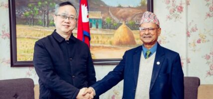 कृषिमन्त्री डा परियार र राजदूत चेन सङबीच भेटवार्ता
