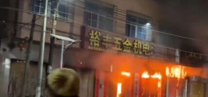 चीनको आवासीय भवनमा आगलागी, १२ जनाको मृत्यु