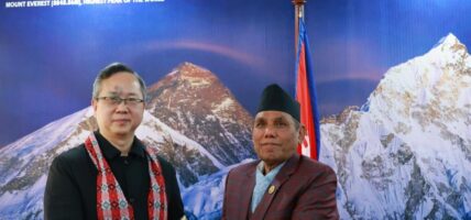 राष्ट्रियसभा अध्यक्षसँग चिनियाँ राजदूतको बिदाइ भेट