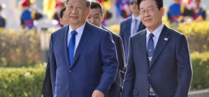 दक्षिण कोरियाली राष्ट्रपति लीको चीन भ्रमण