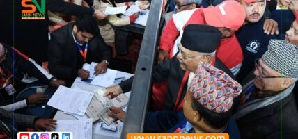 एमाले अध्यक्षमा ओली र पोखरेलको उम्मेदवारी दर्ता