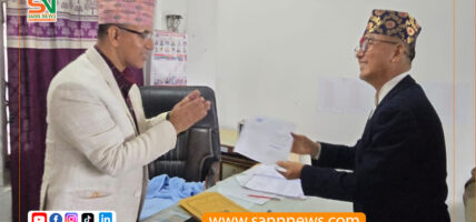 राप्रपा अध्यक्ष लिङ्देन झापा–३ मा प्रतिस्पर्धा गर्दै