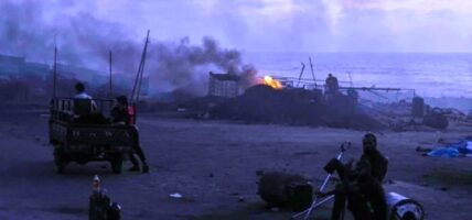 गाजामा विस्थापीत शिविरमा आगलागी हुँदा दुई जनाको मृत्यु, पाँच घाइते