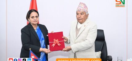 राष्ट्रपति पौडेलसमक्ष महान्यायाधिवक्ताको कार्यालयको वार्षिक प्रतिवेदन पेस