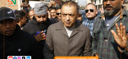 सभापति बनेपछि पहिलोपटक पार्टी कार्यालयमा गगन