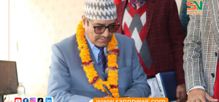 वनमन्त्री चौलागाईंद्वारा भौतिक मन्त्रालयको पदभार ग्रहण