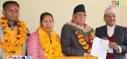 नेकपाका संयोजक दाहालद्वारा उम्मेदवारी दर्ता