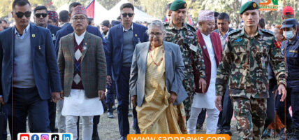 राप्रपाको जलपान कार्यक्रममा प्रधानमन्त्री