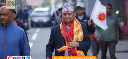 आजपाका उम्मेदवार पौडेलद्वारा एमाले उम्मेदवार पोखरेललाई समर्थनको घोषणा