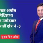 काठमाडौ  क्षेत्र नं ३ को विकासका निम्ती  आफ्ना ८ बुँदे प्रतिबद्धता साथ डा.शेखर अर्याल