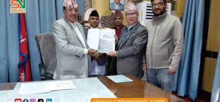 नेकपाले निर्वाचन आयोगमा बुझायो चुनावी प्रतिबद्धता पत्र