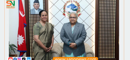 प्रधानमन्त्रीसँग श्रीलङ्काका राजदूतको भेट