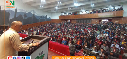 कांग्रेसले भ्रष्टाचारमा मुछिएका व्यक्तिको नाता र नेता हेर्दैन : सभापति थापा