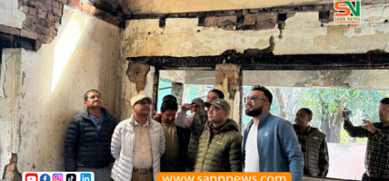 पाँच महिनापछि पूर्वगृहमन्त्री जलेको पुर्खौली घरमा
