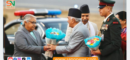 राष्ट्रपति पौडेल स्वदेश फिर्ता