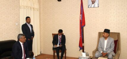 उपराष्ट्रपति यादवसँग बङ्गलादेशका राजदूत रहमानको शिष्टाचार भेट