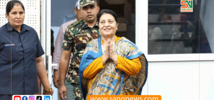 हिरासतमा रहेका ओली भेट्न शिक्षण अस्पताल पुगिन् विद्यादेवी