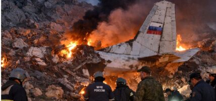 Russian military plane crashes in annexed Crimea, killing 29 people on board