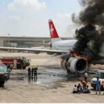 दिल्ली विमानस्थलमा स्विस विमानको इन्जिनमा आगलागी, ६ जना घाइते