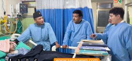 गृहमन्त्रीले भेटे जेनजी आन्दोलनका घाइते
