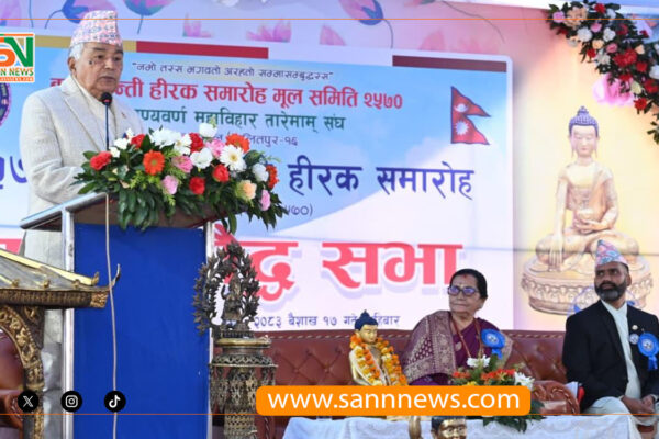 ‘बुद्धका सन्देश नै दिगो शान्ति र समृद्धिका आधार’