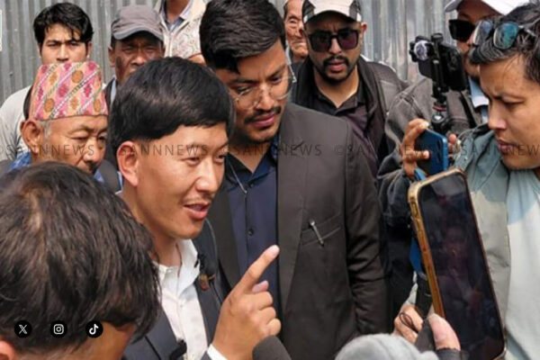 थापाथली पुगेर श्रम संस्कृतिका सांसद आरेन राइले भने: हाम्रो पार्टी सुकुमवासीको पक्षमा हुनेछ