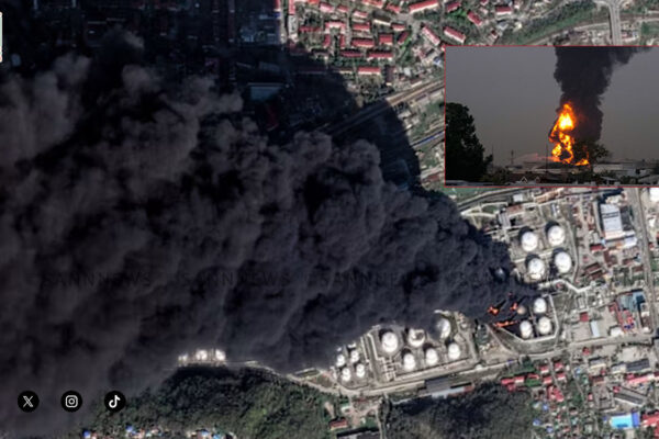 युक्रेनको तेल प्रशोधन केन्द्रमा हमलापछि रुसमा विषाक्त वायु वर्षा, स्थानीयलाई घरमै बस्न आदेश