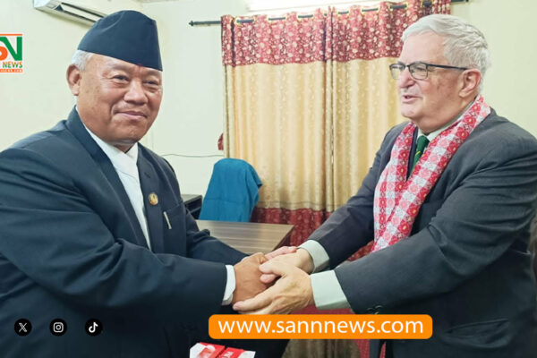 कांग्रेस संसदीय दलको नेता आङदेम्बेसँग इजरायली राजदूतको भेटवार्ता